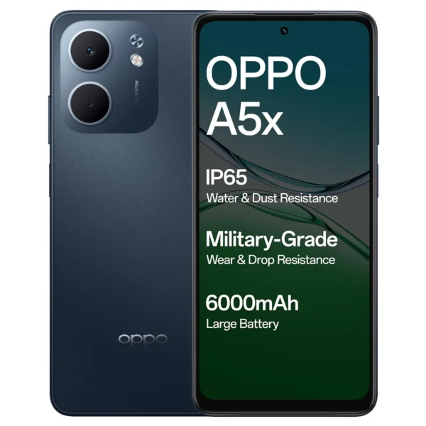 OPPO A5x | Snapdragon 6s 4G Gen1 | Military-Grade Water and Shock Resistance