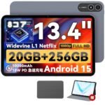 BNCF Bpad 13 Tablet 13.4 inches Large Screen 20GB(6+14GB) RAM 256GB ROM T615 Octa-core 10000mAh Battery Android 15 WiFi Tablet