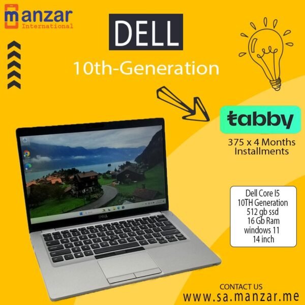 Dell Latitude Core I5 10th Generation 512 gb SSD  16 gb Ram