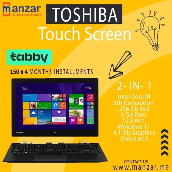Toshiba Z20T Ultrabook Core M 2in1 Touch Screen